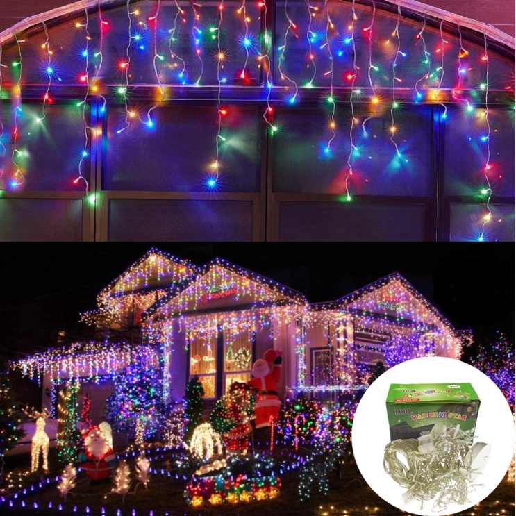 IVY 160L/100L Mabuhay Curtain String Christmas Lights 5.2 Meters ...