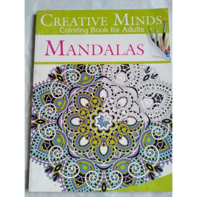 Download Creative Minds Coloring Book For Adults 6 Mandalas Shopee Philippines