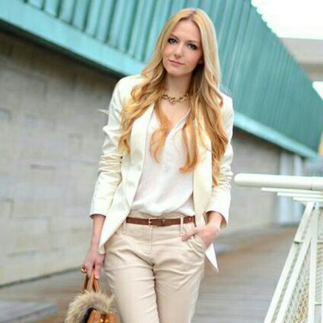 white blazer female