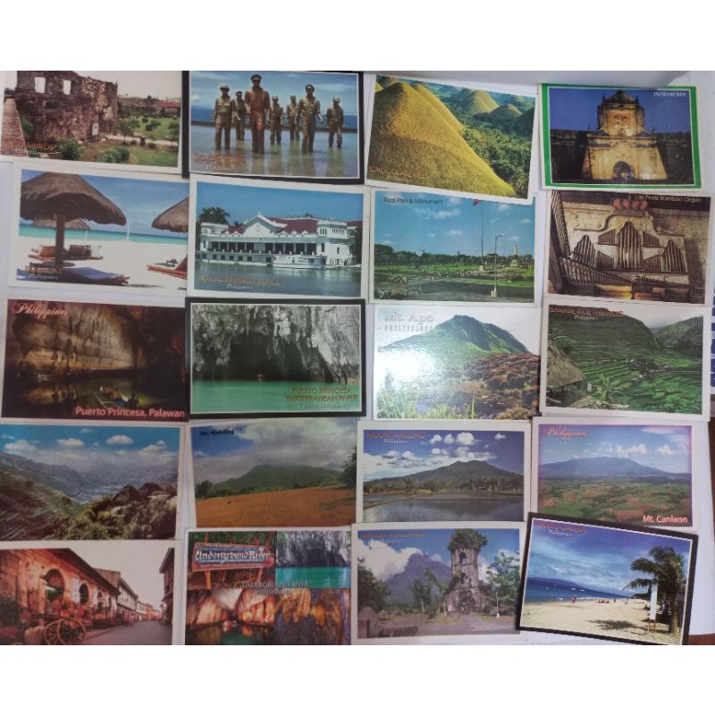 Philippine Tourist Destinations and Historic Places Post Cards 4