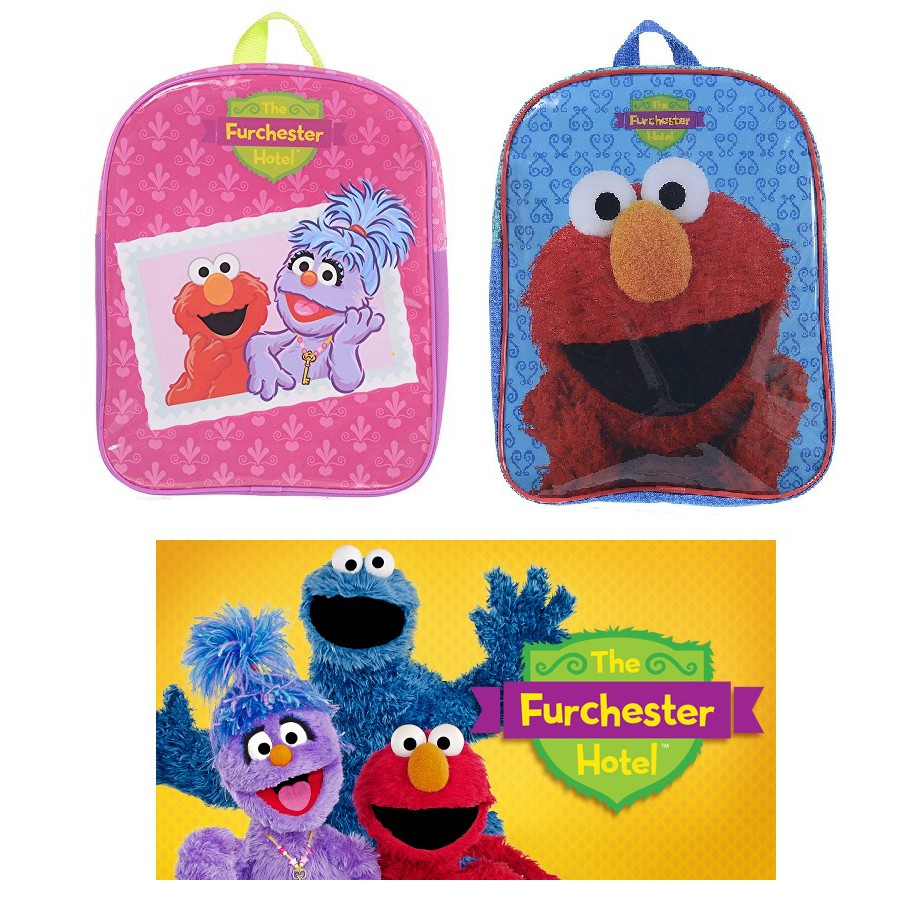 Sesame Street The Furchester Hotel Elmo Kiddie Backpack | Shopee ...