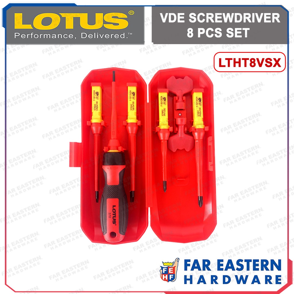 LOTUS VDE Screwdriver 8 Pcs Set LTHT8VSX LTHT Shopee Philippines