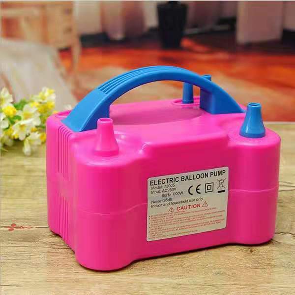 Portable household highpower electri inflator pump double hole Air