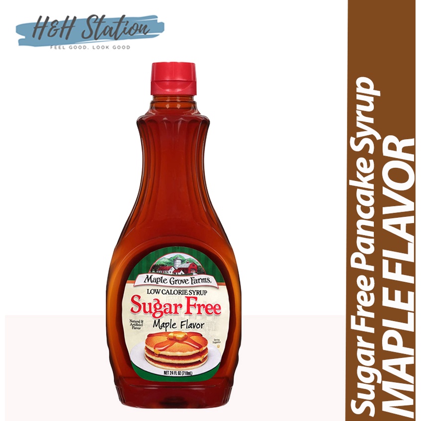 Maple Grove Farms, Pancake Syrup, Sugar Free/Zero Sugar, 24 Ounce
