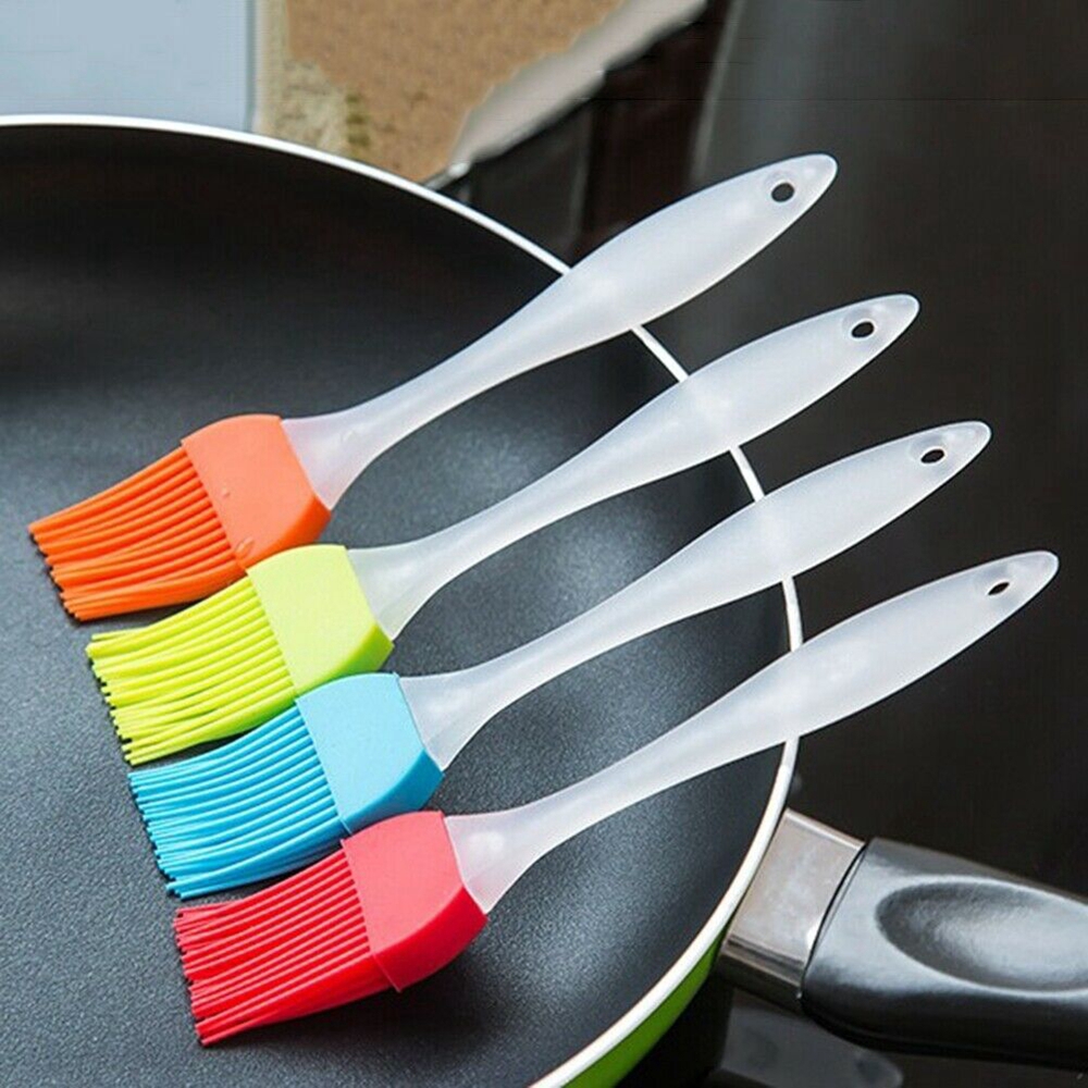 1/6PCS Baking BBQ Basting Brush Bakeware Pastry Bread Cooking Silicone Oil