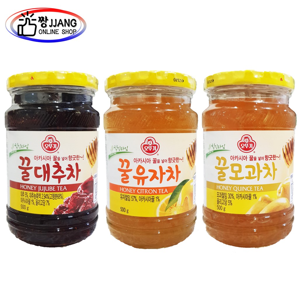 Ottogi Honey Citron / Sweet Jujube / Honey Quince Tea  