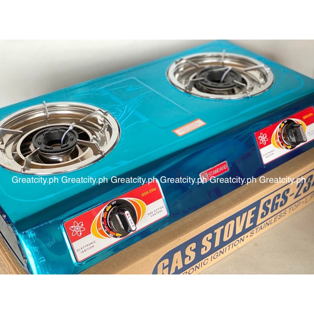 Standard Gas Stove Double BurnerStainless Steel SGS234S Shopee