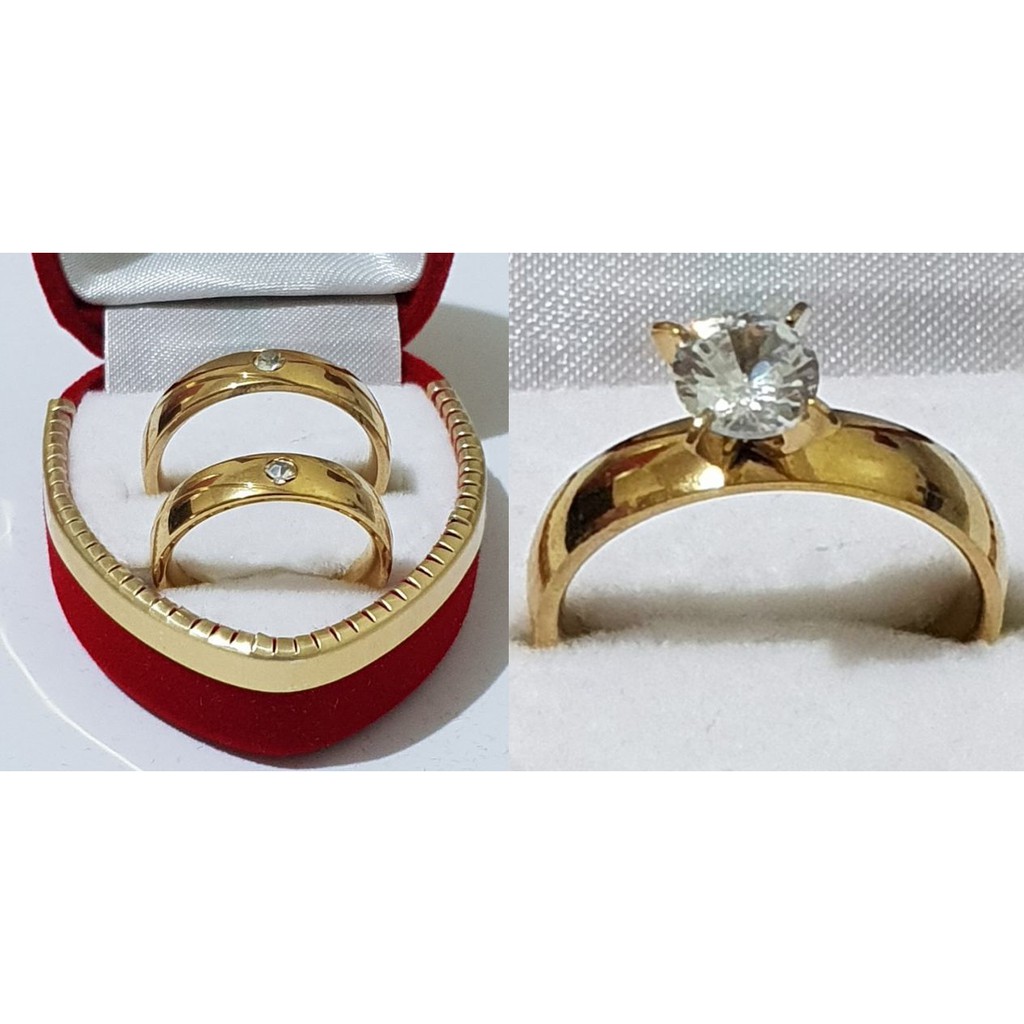 gold ring set for couples