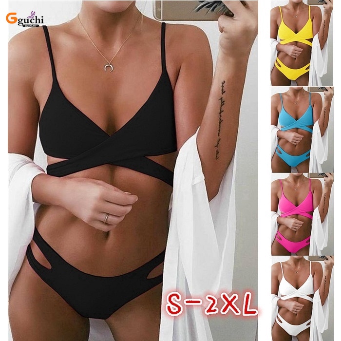 criss cross bandage bikini