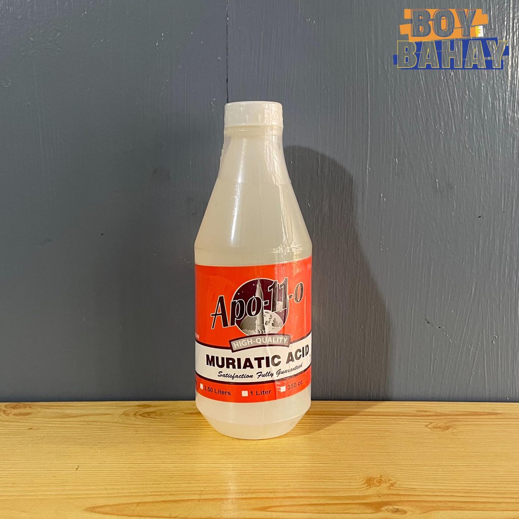 Apollo Muriatic Acid 350ML High Quality Toilet/Bathroom Cleaner