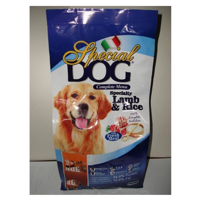 special dog lamb and rice