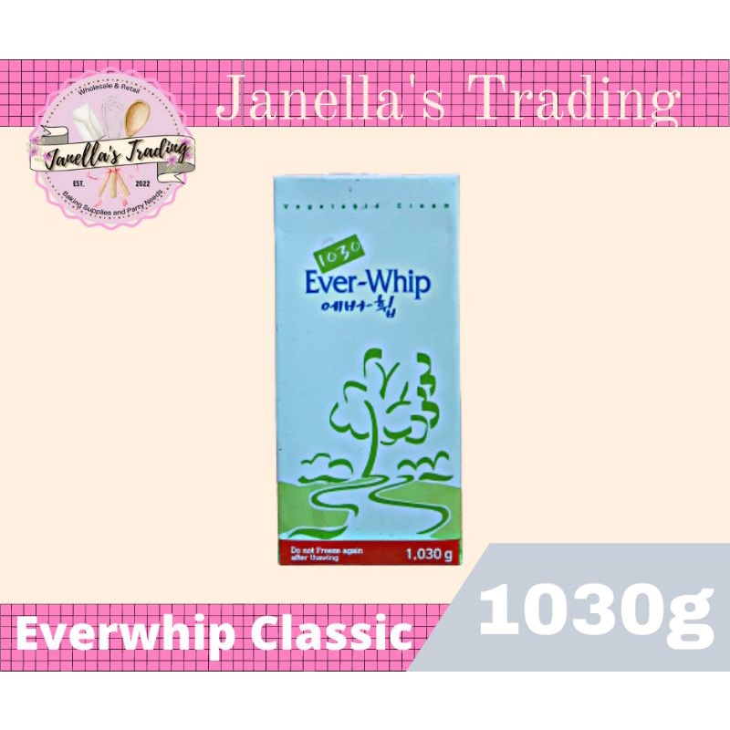 Everwhip Classic & Choco NonDairy Whipping Cream Shopee Philippines