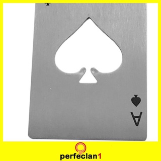 [perfeclan1]Playing Card Ace of Spades Poker Bar Soda Stainless Beer Bottle Cap Opener #4
