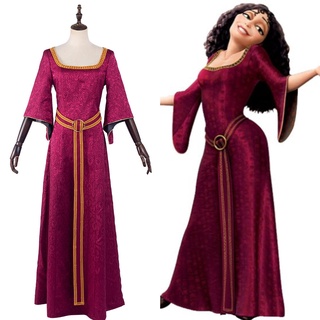 Mother Gothel Cosplay Costume Outfits Halloween Carnival Suit #1