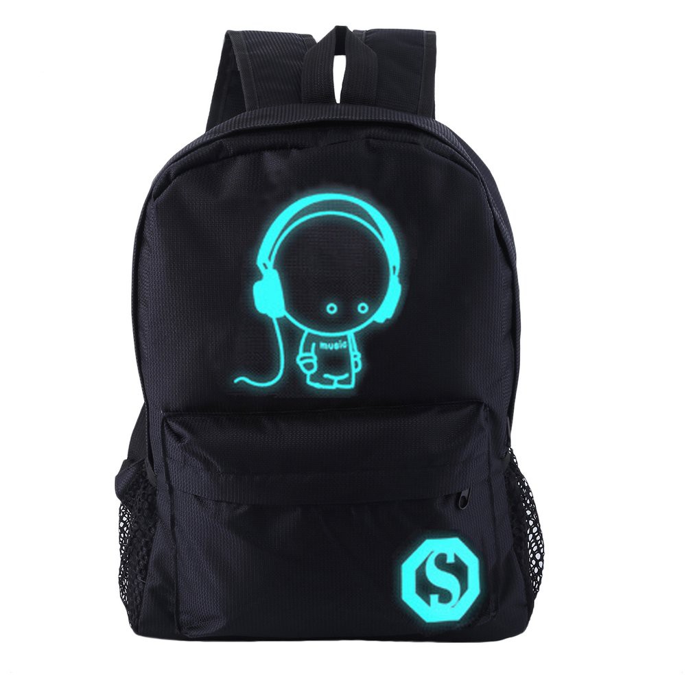Outad Luminous Glow In The Dark School Bag Casual Backpack - roblox backpacks for school roblox suff in 2019 school bags