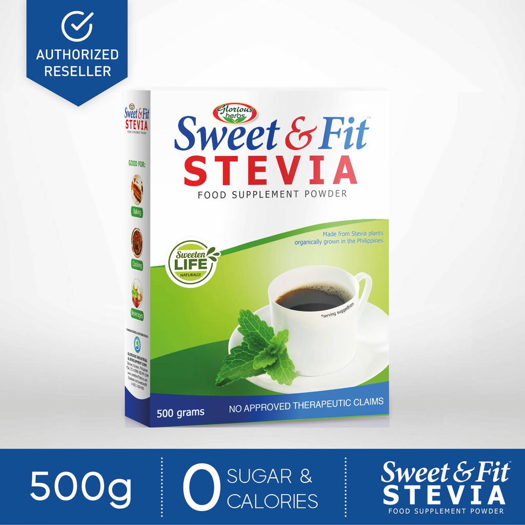 Sweet & Fit Stevia 500g (Sugar Substitute, Zero Calorie Sweetener