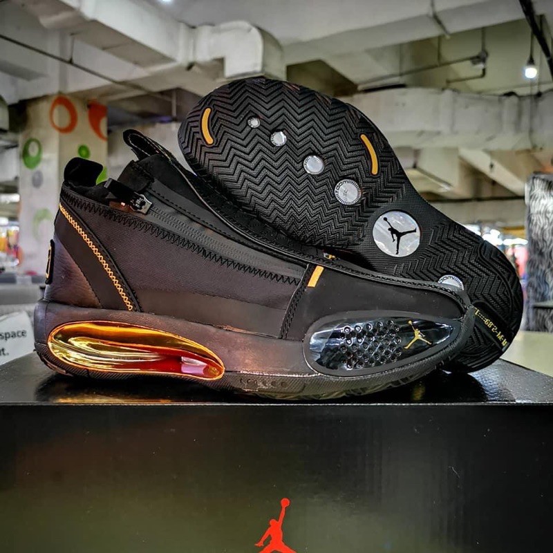 jordan 34 black and gold