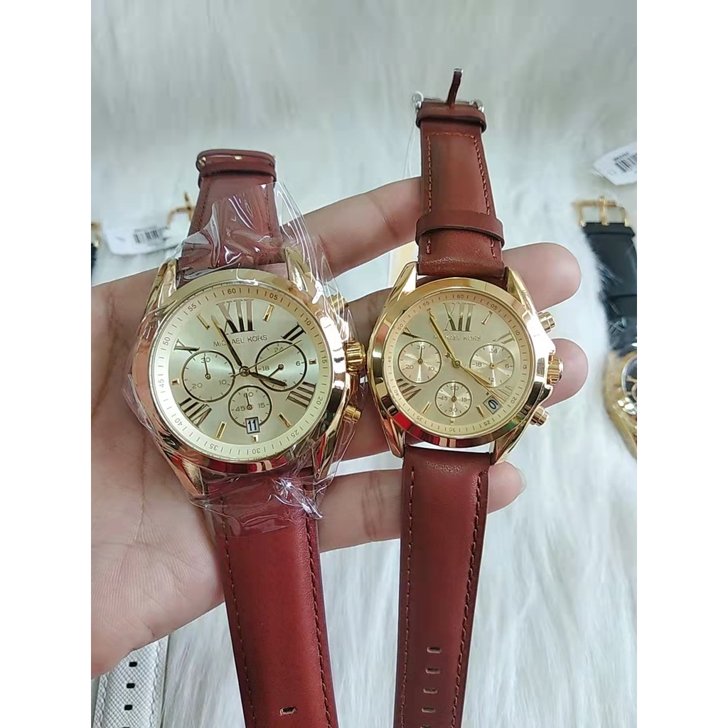 New Michael Kors Bradshaw Leather Band (mk5623 brown) #price each | Shopee  Philippines