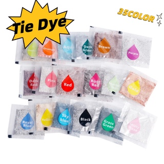 35 color tie dye color powder ( non-cooking )fabric dye, reactive Dye for Fabric / tie dye powder with fixing agent