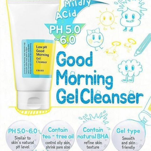 Kết quả hình ảnh cho cosrx low ph good morning gel cleanser