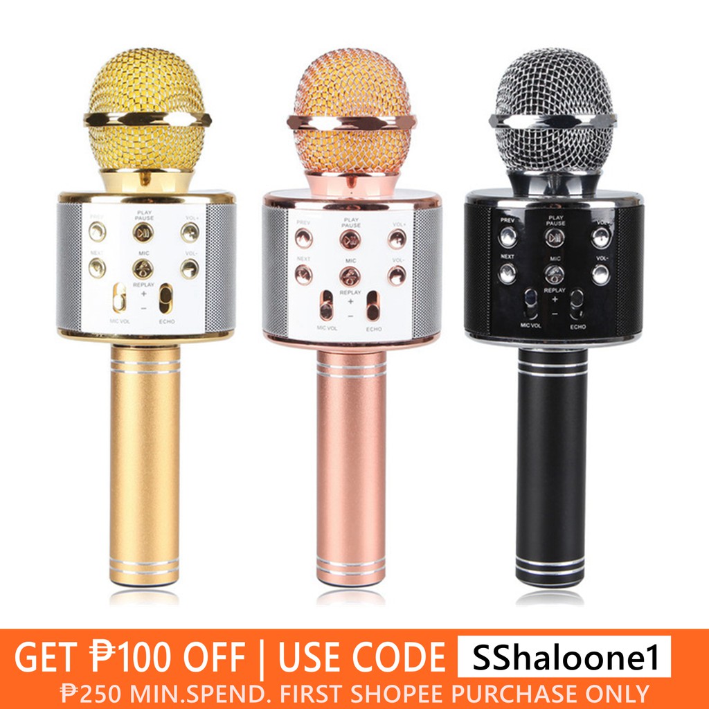 karaoke mic bluetooth speaker