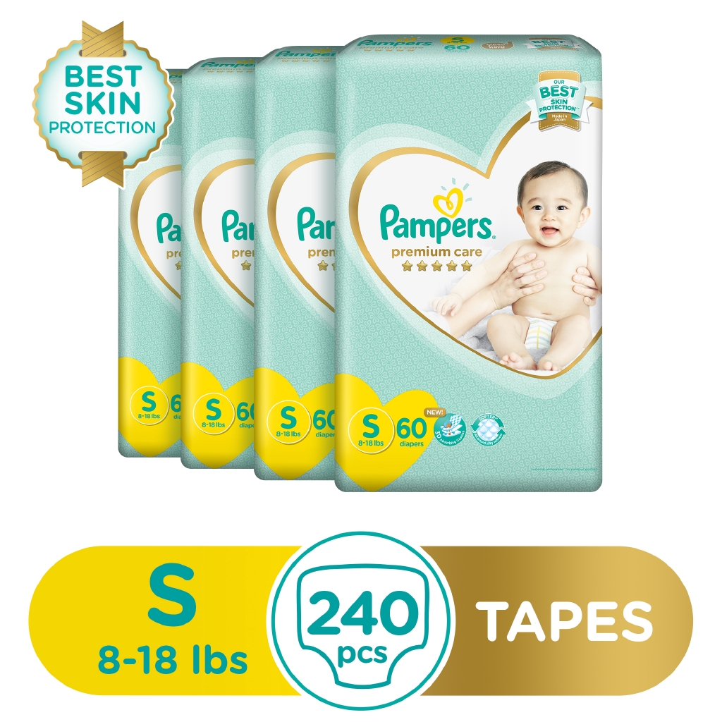 pampers premium care tape diapers newborn