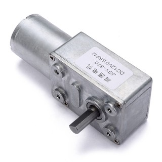 tocawe DC 12V 0.6RPM High torque Turbo Worm Electric Geared DC Motor GW370 Low Speed #8