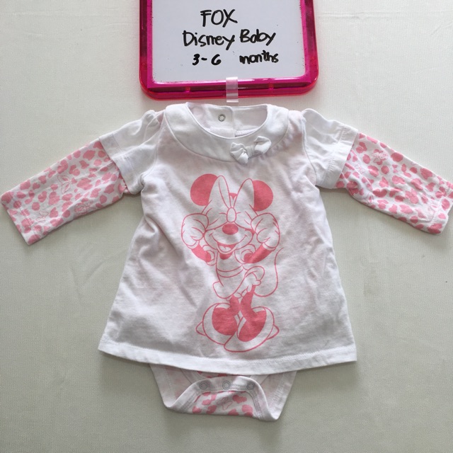 girls minnie mouse onesie