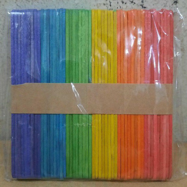 Popsicle Stick Assorted Color Colorful | Shopee Philippines