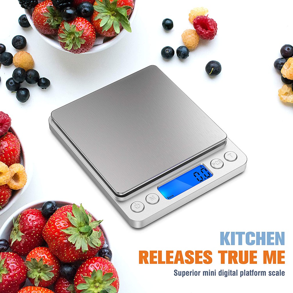 Food Weighing Scale Digital Kitchen Scale Weight Grams Cooking Baking