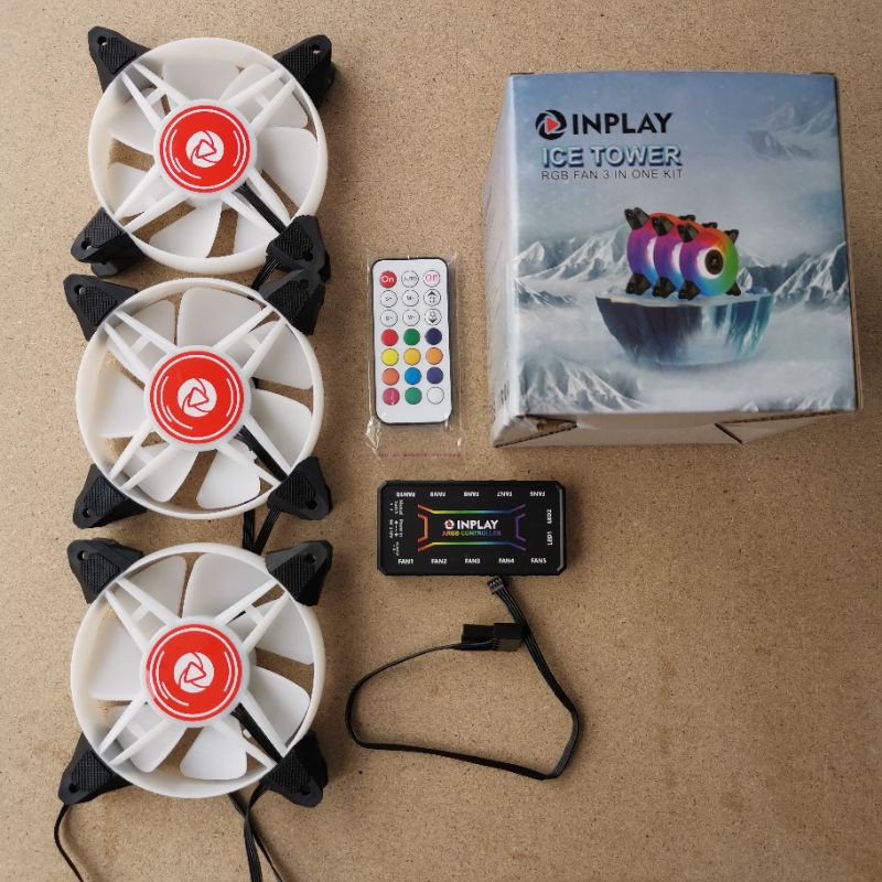 INPLAY Ice Tower RGB FAN 3 in 1 kit V2 2nd Gen Ice One w/ Remote