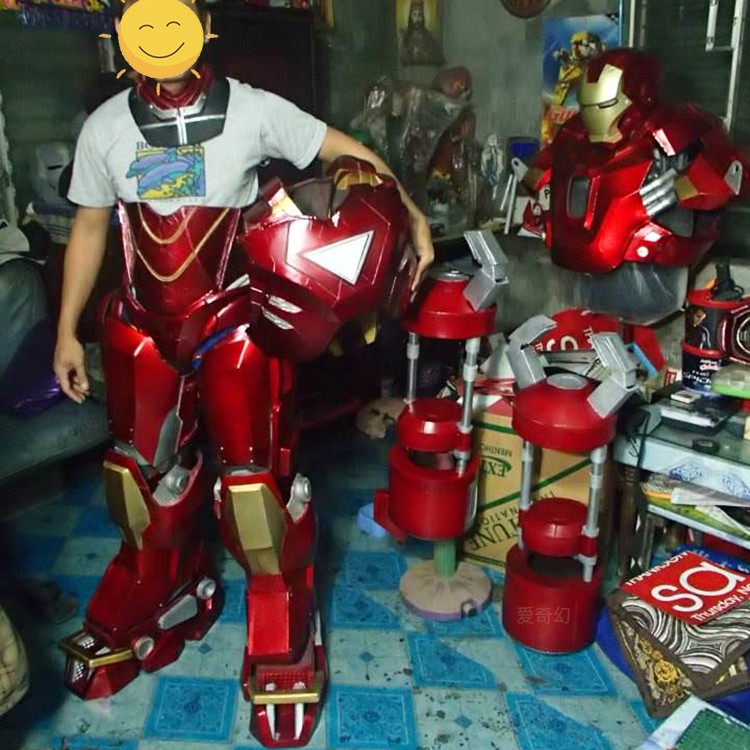 Mark35 Iron Man 1 1 Wearable Helmet Decoration Body Armor Hand Eva Model Props Shopee Philippines