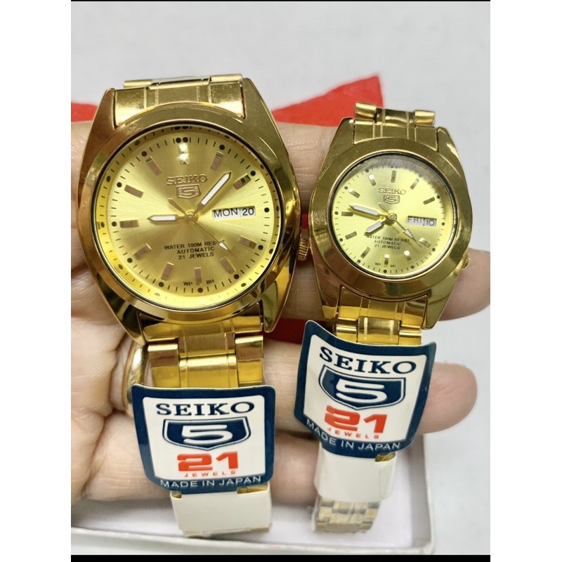seiko 5 automatic couple watch