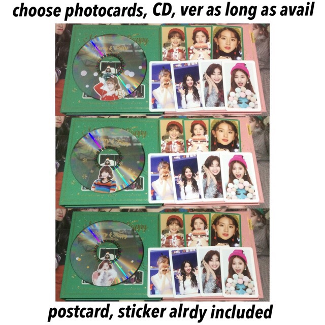 Twice Twicetagram Merry Happy Album Photocards Pob Poster Cd Shopee Philippines