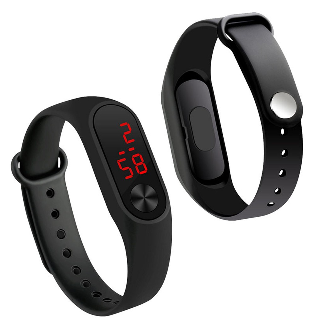led watch black