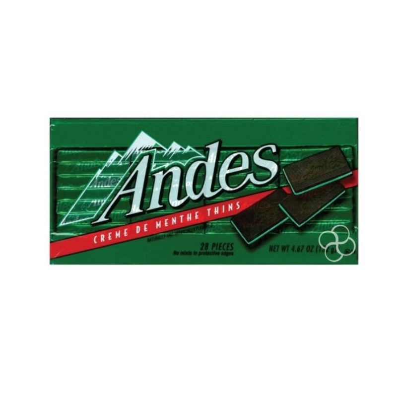 Andes Creme De Menthe, Toffee Crunch, Milk Chocolatey Thins Chocolate