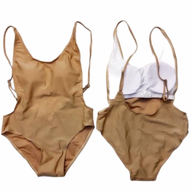 Swimming Attire Yo Hazeshop Swimwear Thin Strap Low Back One Piece Swimsuit Bikini Outfit Fash 549