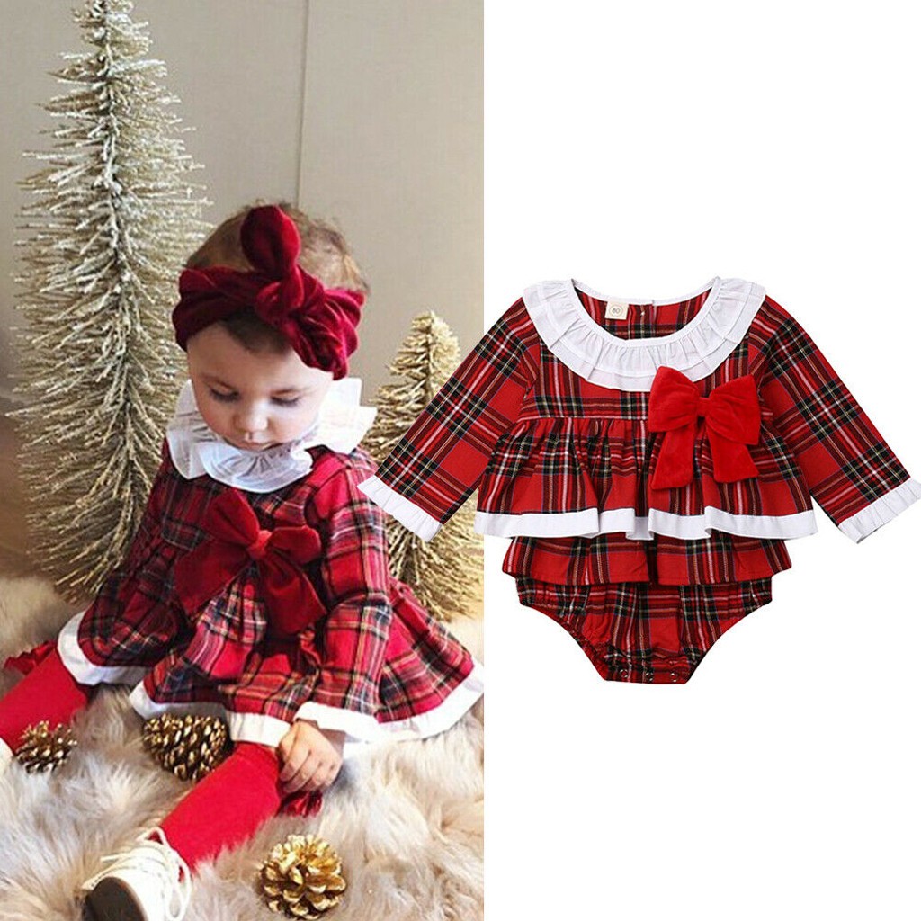 newborn tartan dress