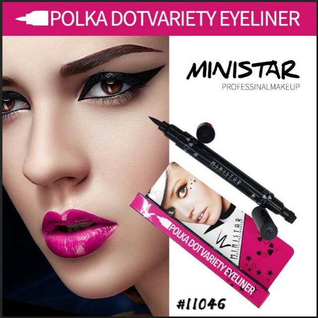 Aqs Ministar Polka Dot Eyeliner Shopee Philippines