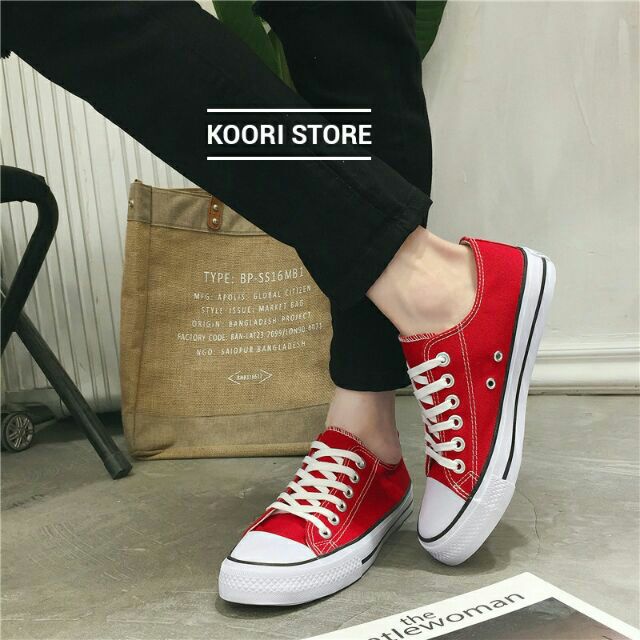 Unisex Converse Canvas red shoes for mens& women&couple | Shopee Philippines