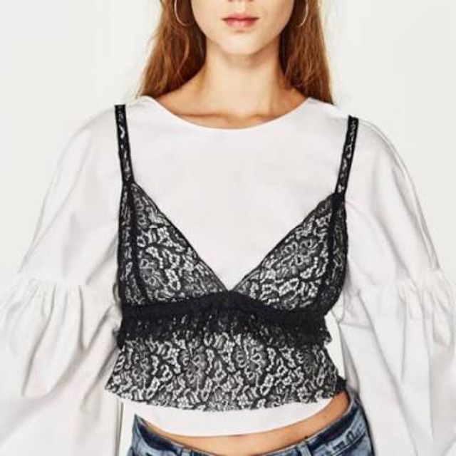 bralette top zara