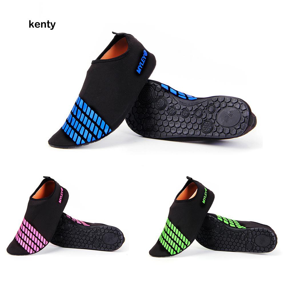 K&T Womens Mens Kids Athletic Water Shoes for Water Sports Swim Surf Yoga  Hiking Beach Pool Sneakers Sandals Scuba Smphibious Snorkeling Boating & Watersports  Men