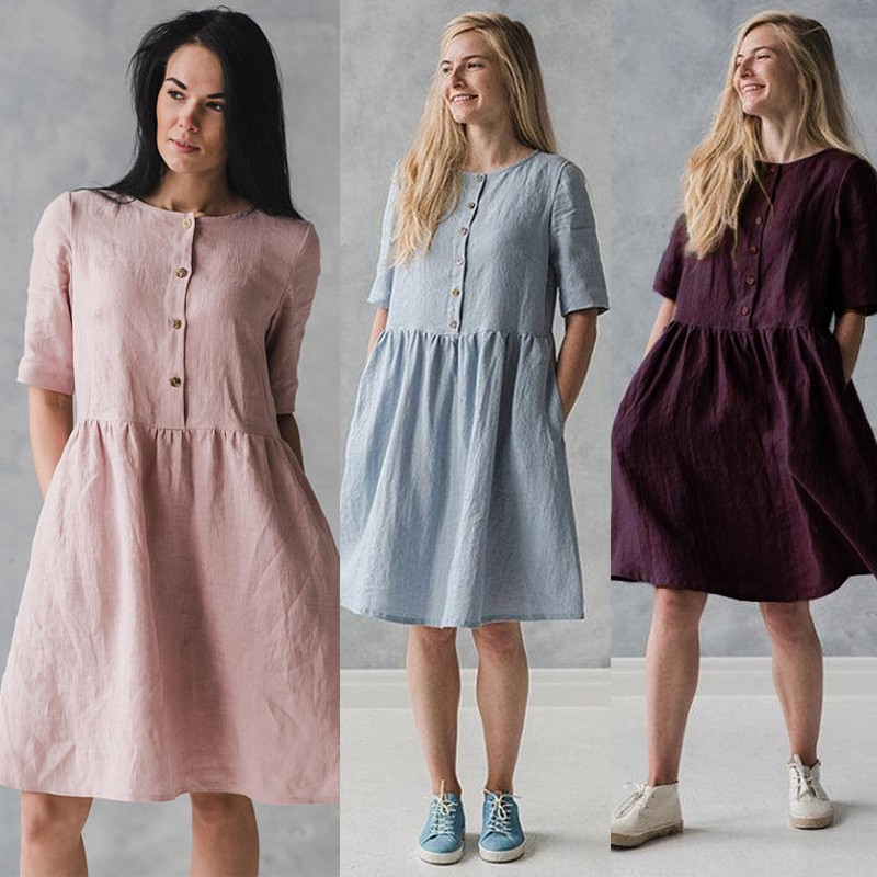 casual midi dresses for summer