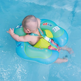 M Baby Swimming Floats Ring with Safety Seat Upgrade Airbag Anti-Flip Inflatable Swimming Ring for Babies Swim Rings Floats for Pool Swim Training Aid Kids Pool Floats for Toddlers of 6-24 Months 