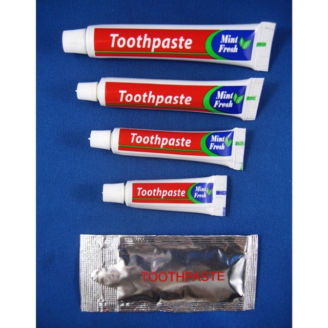 Generic Hotel Toothpaste Tube & Sachet (10pcs per order) | Shopee ...