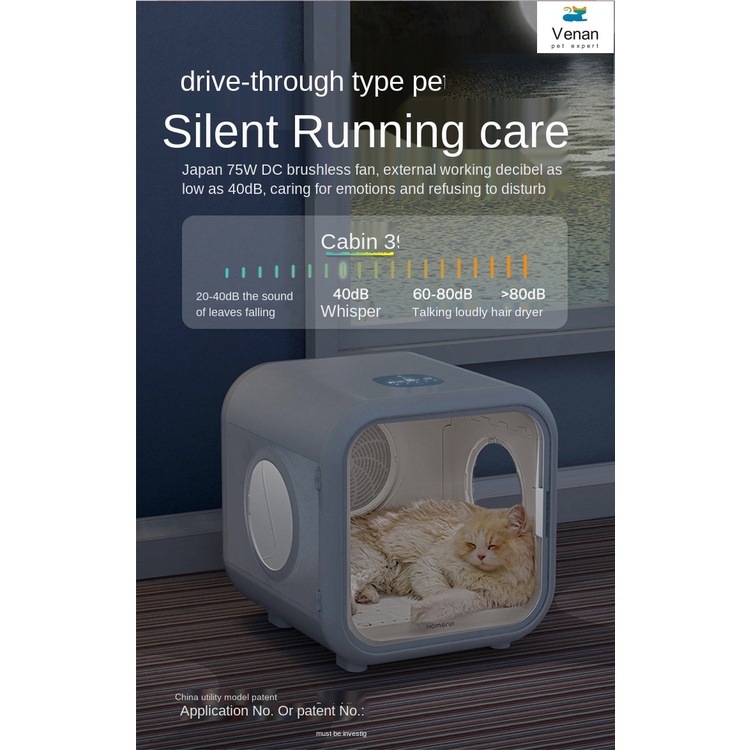 Christmas giftsVenan 3 in1 Pet/Cat/Dog/Nest/Drying Box/Fully Automatic/Hair Dryer/Aseptic chamber 39 #8