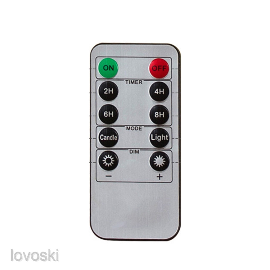 10 Key Remote Control With Timer For Led Flameless Swing Fl