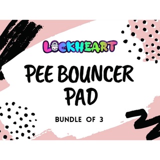 LOCKHEART PEE BOUNCER PAD and BOOSTERS (Random Design)