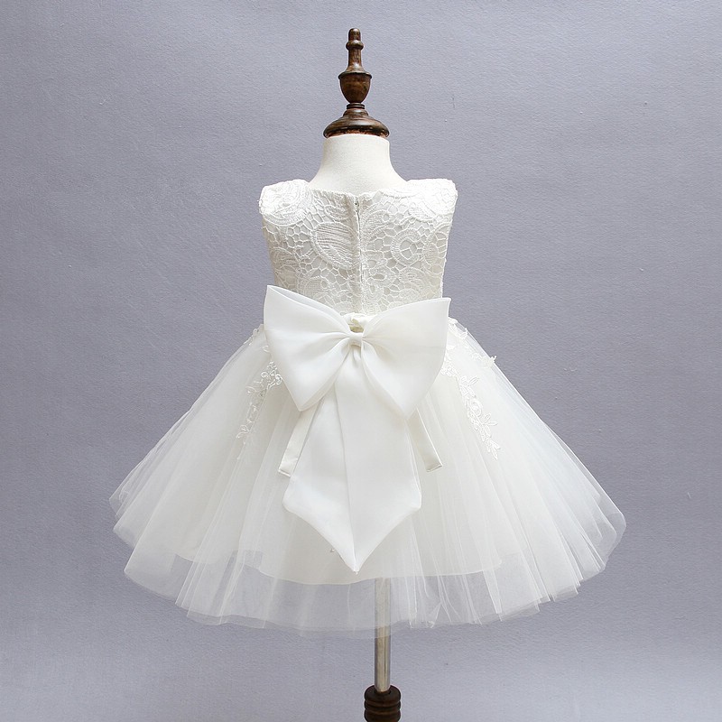 newborn white dress