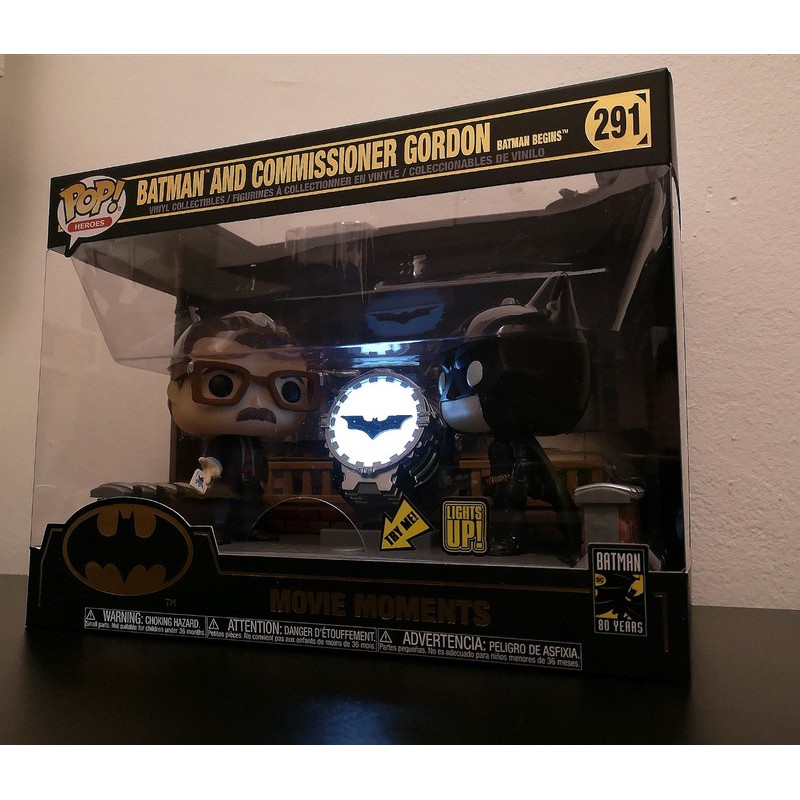 batman and commissioner gordon funko pop